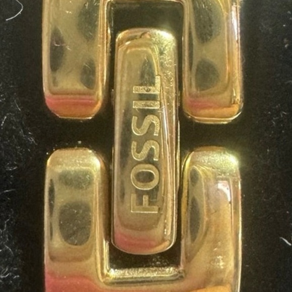 Fossil Women's Sculptor Gold-Tone Stainless Steel Watch ES3600 - Picture 6 of 8